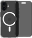 BlueBuilt Protective Cover avec MagSafe iPhone 16 Transparent + Protège-écran de Confidentialité