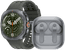 Samsung Galaxy Watch Ultra 2 5G Titanium Silver/Green 47mm + Samsung Galaxy Buds4 Pro White