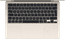 Apple MacBook Air 13 Pouces (2026) M3 (CPU 10 Cœurs/GPU 8 Cœurs) 16 Go/512 Go Lumière Stellaire AZERTY