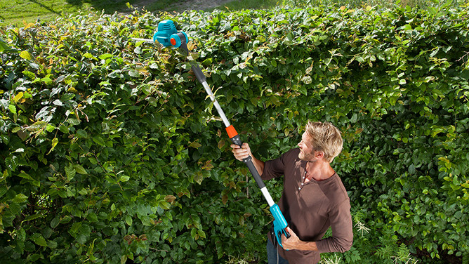 Telescopische heggenscharen