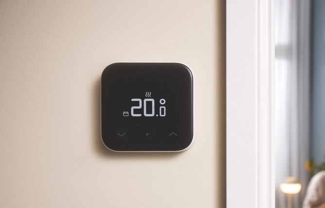 Wall and room thermostats