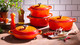Le Creuset Oval Casserole 27 cm Orange-red null
