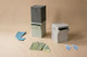 Brabantia Laundry Boxes Green Triple Pack product in use