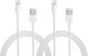 Apple Usb A naar Lightning Kabel 1m Kunststof Wit Duopack Main Image
