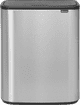 Brabantia Bo Touch Bin 60 Litres Inox Anti-traces de Doigts Main Image
