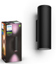 Philips Hue Appear Wall Lamp - White and Color - Black front
