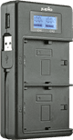Jupio USB Duo Charger LCD voor Fujifilm NP-W126(S) Main Image