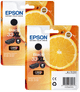 Epson 33XL Cartridge Zwart Duo Pack Main Image