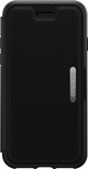 OtterBox Strada Apple iPhone SE 2022 / SE 2020 / 8 / 7 Book Case Black front