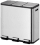 EKO EcoCasa II 3x 15L Matte Stainless Steel Main Image