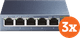 TP-Link TL-SG105 3-Pack Main Image