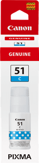 Canon GI-51 Bouteille d'Encre Cyan Main Image