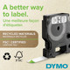 DYMO D1 12mm x 7m Black White Labels 3-pack visual supplier