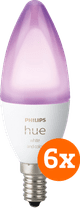 Philips Hue White and Color E14 6-pack Main Image