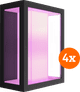 Philips Hue Impress muurlamp White and Color zwart breed 4-pack Main Image