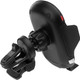 ACT Telefoonhouder Auto Luchtrooster/Dashboard met Draadloos Opladen + Oplader 18W null