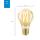 WiZ Smart Filament lamp Standaard Goud - Warm tot Koelwit Licht - E27 null