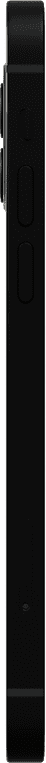 iPhone 12 mini 128 Go Noir Reconditionné (Traces d'utilisation visibles) côté gauche