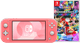 Nintendo Switch Lite Coral + Mario Kart 8 Deluxe Switch Main Image