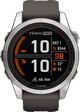 Garmin Fenix 7S Pro Solar Zilver 42mm voorkant