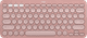 Logitech Pebble Keyboard 2 - K380s Rose Azerty bovenkant
