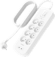 Belkin Surge Protection 8 Outlet 2m Dual USB-C 30W PD White null