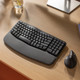 Logitech Wave Keys Wireless Ergonomic Keyboard AZERTY product in use