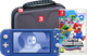 Nintendo Switch Lite Blauw + Super Mario Bros. Wonder + Beschermhoes Main Image