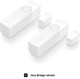 Philips Hue Secure Capteur de Contact Blanc Lot de 2 avant