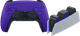 Sony PlayStation 5 DualSense Manette Sans Fil Galactic Purple + BlueBuilt Station de Charge Main Image