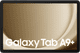 Samsung Galaxy Tab A9 Plus 11 inches 64GB WiFi Silver + BlueBuilt Book Case Black front