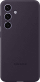 Samsung Galaxy S24 Silicone Back Cover Violet Foncé Main Image