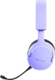 Trust Fayzo GXT491 Casque Sans Fil PC/PlayStation Mauve côté gauche