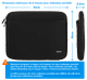 BlueBuilt Housse pour PC Portables 36 cm 15 Pouces S Noir + Tradendum Souris visuel Coolblue 2