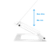 BlueBuilt Adjustable Laptop Stand 10 - 17 Inches detail