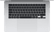 Apple MacBook Air 15 inch (2024) M3 (8 core CPU/10 core GPU) 8GB/512GB Zilver AZERTY bovenkant