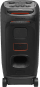 JBL PartyBox Stage 320 + Wireless Microphone Set back