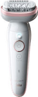 Braun Silk·épil 9 9-030 Wit/Flamingo voorkant