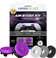 KontrolFreek Frenzy AimBoost Appui-pouces + Anneaux de Précision Mauve/Noir PS5/PS4 Main Image