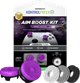KontrolFreek Frenzy AimBoost Appui-pouces + Anneaux de Précision Mauve/Noir Xbox Main Image