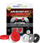 KontrolFreek Inferno AimBoost Appui-pouces + Anneaux de Précision Rouge/Blanc PS5/PS4 Main Image