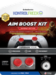 KontrolFreek Inferno AimBoost Appui-pouces + Anneaux de Précision Rouge/Blanc PS5/PS4 emballage