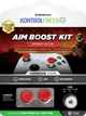 KontrolFreek Inferno AimBoost Appui-pouces + Anneaux de Précision Rouge/Blanc Xbox emballage