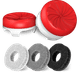 KontrolFreek Inferno AimBoost Appui-pouces + Anneaux de Précision Rouge/Blanc Xbox avant