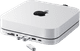 Satechi Aluminum Mac Mini/Mac Studio Stand Hub Silver with SSD Slot product in use