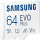 Samsung microSDXC EVO Plus 64GB right side
