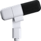 Logitech G Yeti Studio Active Dynamic XLR Microphone Blanc côté gauche