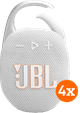 JBL Clip 5 Blanc Lot de 4 Main Image