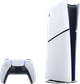 PlayStation 5 Slim Digital Edition + Extra Controller Wit linkerkant