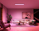 Philips Hue Surimu Ceiling Lamp White and Color Rectangular + Dimmer product in use